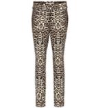 Veronica Beard Lago Leopard-printed Pants