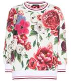Dolce & Gabbana Floral-printed Cotton Sweater