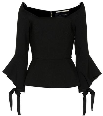 Roland Mouret Holden Crêpe Top