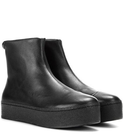 Prada Cici High-top Leather Sneakers