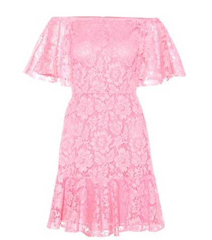 Rosie Assoulin Lace Off-the-shoulder Dress