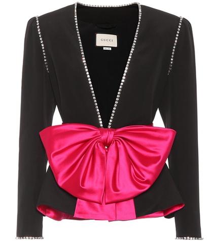 Alexander Mcqueen Crystal-embellished Crêpe Jacket