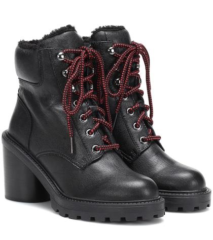 Emilio Pucci Leather Ankle Boots