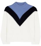 Tory Sport Chevron Merino Wool Sweater
