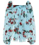 Dolce & Gabbana Exclusive To Mytheresa – Cherry Printed Silk Blouse