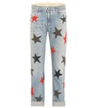 Fendi Printed Mid-rise Jeans