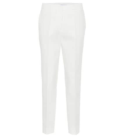 Agnona Cotton Cropped Pants