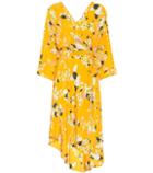 Diane Von Furstenberg Floral Print Silk Dress