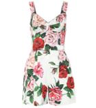 Dolce & Gabbana Printed Floral Playsuit