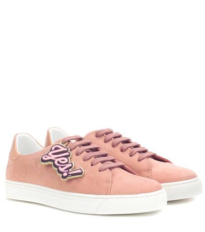 Isabel Marant Embellished Suede Sneakers