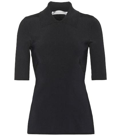 Victoria Beckham Stretch Mesh Top