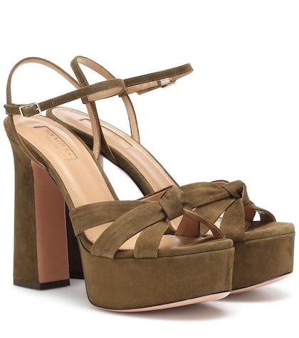 Vetements Baba Plateau 125 Suede Sandals