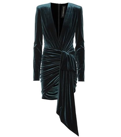 Alexandre Vauthier Velvet Dress