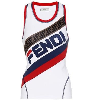 Fendi Fendi Mania Neoprene Top