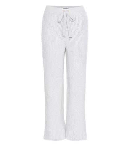 Gianvito Rossi Knitted Cashmere-blend Trousers