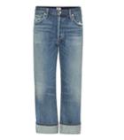 Gucci Cora High-rise Relaxed Crop Distressed Jeans