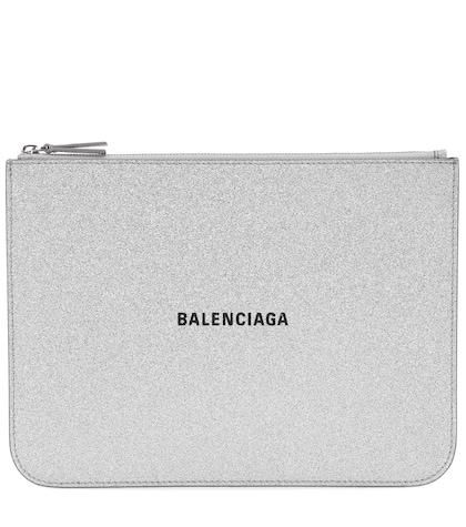 Balenciaga Ville Leather Pouch