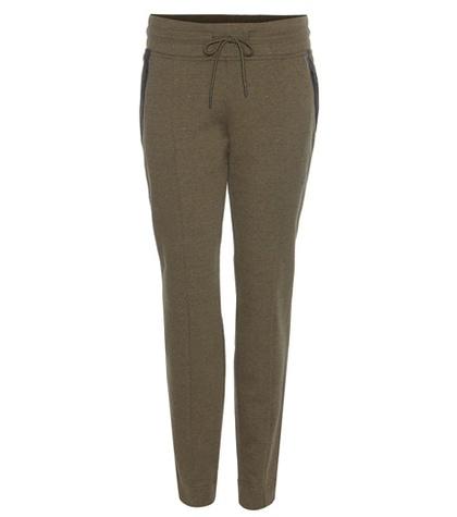 Paige Tech Fleece Knit Cotton-blend Sweatpants