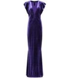 Norma Kamali Velvet Gown
