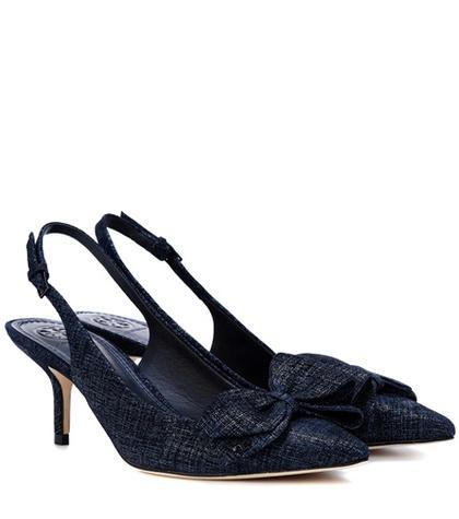 Tory Burch Rosalind 65 Suede Slingback Pumps
