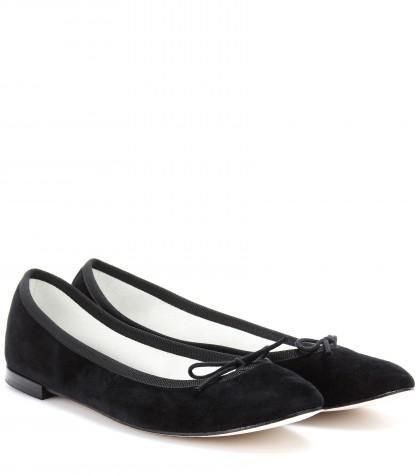 Repetto Cendrillon Suede Ballerinas