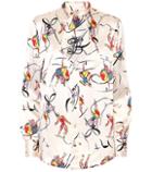 Tod's Vance Printed Silk Blouse