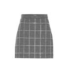 Valentino Garavani Embellished Wool-blend Miniskirt