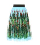 Dolce & Gabbana Exclusive To Mytheresa.com – Printed Silk Skirt