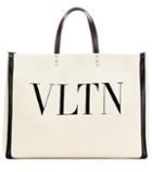 Valentino Garavani Valentino Garavani Vltn Leather-trimmed Tote