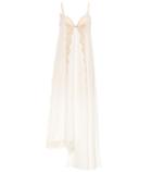 Stella Mccartney Lace-trimmed Silk Slip Dress
