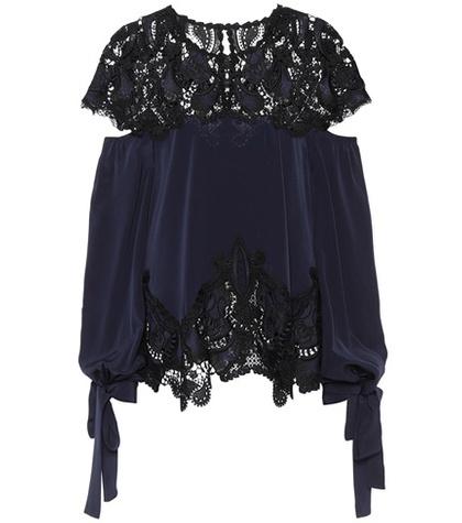 Jonathan Simkhai Lace-trimmed Blouse