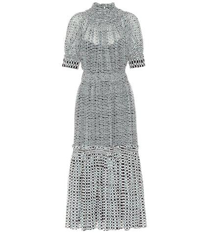 Heidi Klein Printed Silk Midi Dress