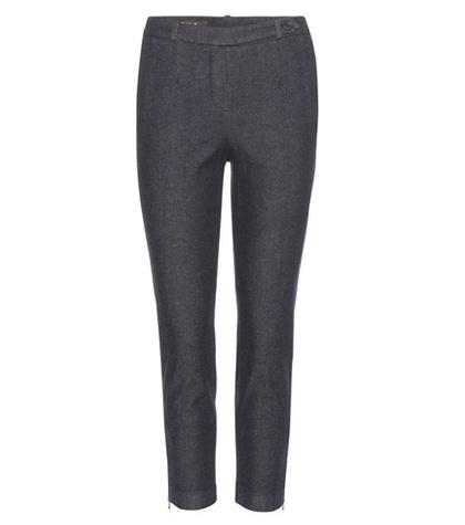 Loro Piana Davis Cropped Denim Trousers