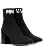 Mm6 Maison Margiela Knitted Ankle Boots