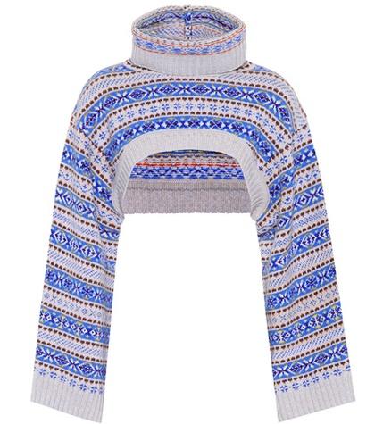 Stella Mccartney Cropped Wool Sweater