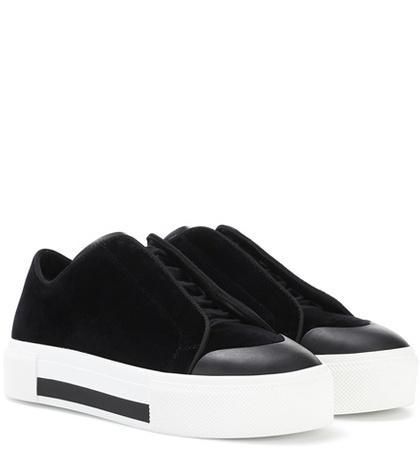 Alexander Mcqueen Velvet Sneakers