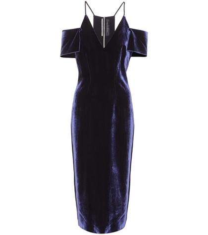 Roland Mouret Exclusive To Mytheresa.com – Goldney Velvet Dress