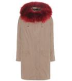 Army By Yves Salomon Cotton Parka With Fur