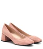 Young Versace Suede Pumps