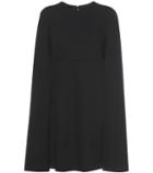 Valentino Wool Cape Dress