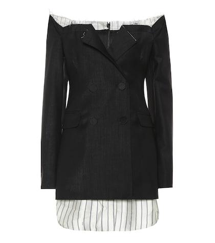 Monse Ciara Off-the-shoulder Blazer Dress