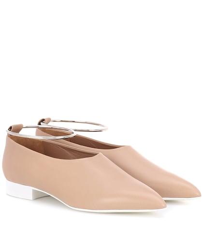 Jil Sander Leather Ballet Flats