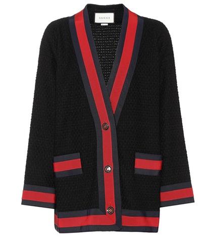 Gucci Cotton-blend Twill Cardigan