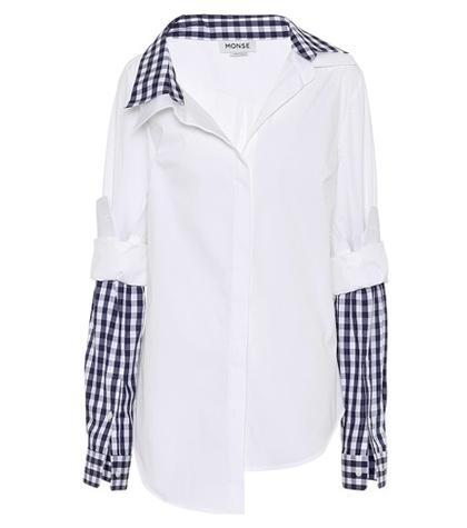 Monse Layered Stretch-cotton Shirt