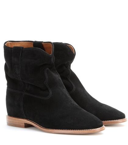 Victoria Beckham Denim Étoile Crisi Suede Ankle Boots