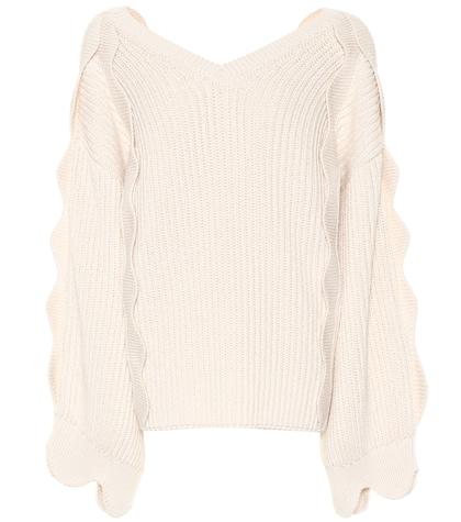 Alexander Mcqueen Cotton And Wool Sweater