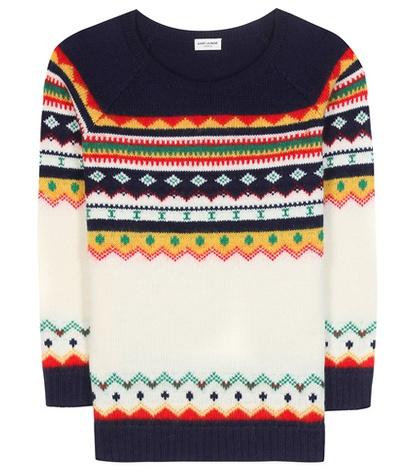 Saint Laurent Wool And Mohair Sweater