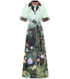 Erdem Lelantos Printed Silk Shirt Dress