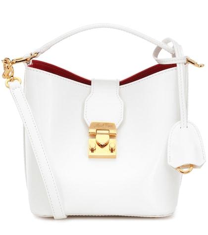 Mark Cross Murphy Mini Leather Bucket Bag