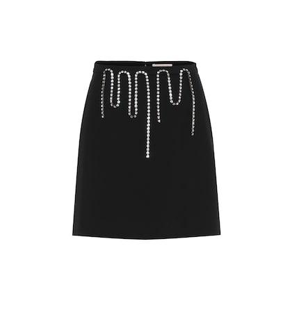 Christopher Kane Crystal-embellished Miniskirt